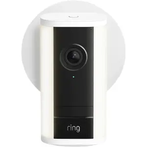 Ring Spotlight Cam Pro 2nd Gen Plug-In, Caméra réseau, Noir pas cher