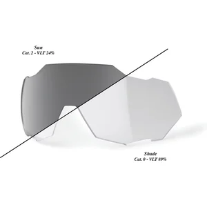 100% Speedtrap Goggles Replacement Lens Clear/Smoke pas cher