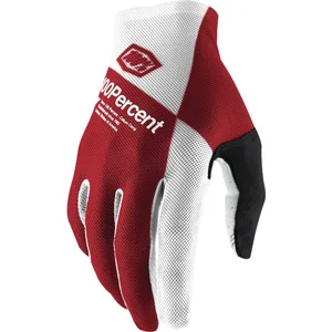 100% Fietshandschoenen MTB Celium 21 - Rood - Zilver - M pas cher