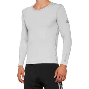 100percent 100% R-Core Concept Longsleeve Jersey, grijs, afmeting S voor man pas cher