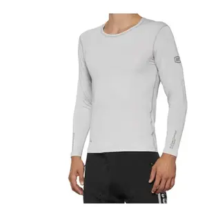 100percent 100% R-Core Concept Longsleeve Jersey, grijs, afmeting XL voor man pas cher