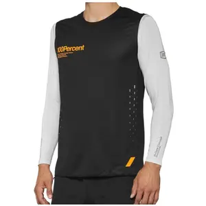 100percent 100% R-Core Concept Fiets Jersey, zwart-grijs, afmeting XL voor man pas cher