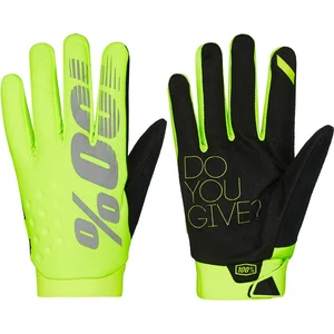 100percent Brisker Fa22 Handschoenen Geel L Man pas cher