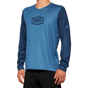 100% Airmatic Longsleeve Fiets Jersey, blauw, afmeting L voor man pas cher