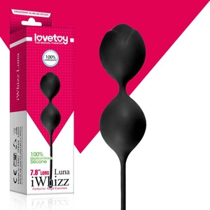 LoveToy Boules de Geisha Iwhizz Luna - 3.5cm noir pas cher