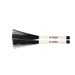 Meinl SB304 - Balais nylon noir rétractables - Blanc pas cher