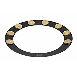 Meinl BBP14 - Tambourin backbeat pro 14'' pour caisse claire - Noir