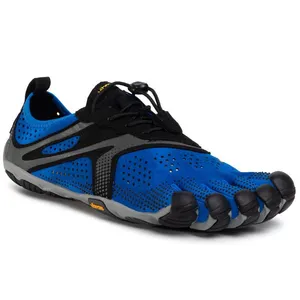 Chaussures De Marche Vibram Fivefingers V-Run 20m7002 - Bleu - 41 pas cher