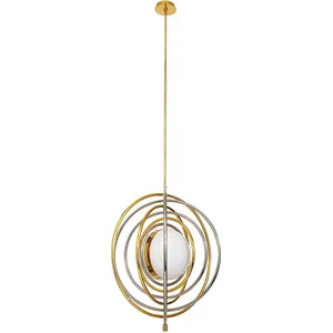 Jonathan Adler ELECTRUM-Suspension Laiton/Métal/Verre Largeur71.1cm pas cher