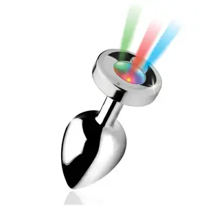 Merkloos / Sans marque Light Up - Large Anal Plug pas cher