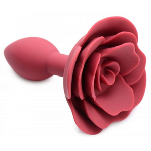 XR Brands Master Series Booty Bloom Siliconen Anaalplug Met Roos
