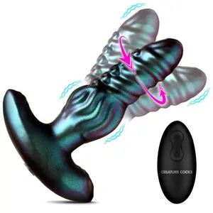 Creature Cocks - Octo-Squirm Vibrerende Anaalplug - 12,4 cm pas cher