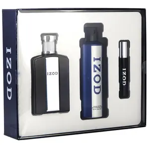 Izod, Set cadeau beauté, Coffret 3 pièces pour hommes - EDT 100ml, EDT... pas cher