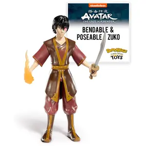 Noble Collection Avatar, Le Dernier Maître De L'air - Figurine Flexible Bendyfigs Zuko 19 Cm pas cher