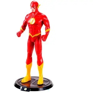 The Noble Collection DC Comics Bendyfigs The Flash - 7.5in (19cm) Noble Toys DC Bendable - High Quality Posable Collectible Doll Figures With Stand