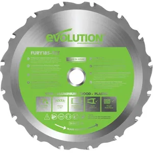 EVOLUTION Lame multi-matériaux 185mm LAMFURY1 pas cher
