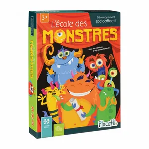 PASSE TEMPS Jeu éducatif - Placote - L'École des Monstres - 3 ans - 30 min - Mixte pas cher