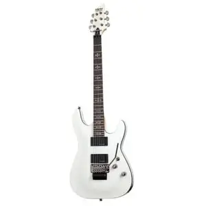 Schecter Demon 6 Fr (Floyd Rose) - Vintage White - Guitare Ãlectrique pas cher