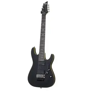 Schecter Guitare Électrique Schecter Demon-7 Fr Aged Black Satin