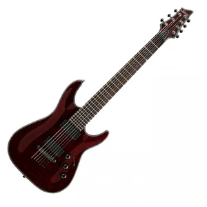 Schecter Hellraiser C-7 Black Cherry 7-snarige elektrische gitaar pas cher