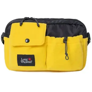 Long Weekend, Sac à main, Santa Fe Shoulder Bag 3L Yellow Fleece, Jaune pas cher