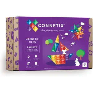 CONNETIX - Magnetisch Tegels - Regenboog Startpakket - 60 Stuks pas cher