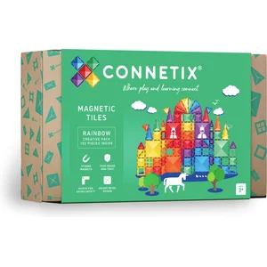 Comparateur de prix : CONNETIX - Magnetisch Tegels - Regenboog Creatief Pakket - 102 Stuks