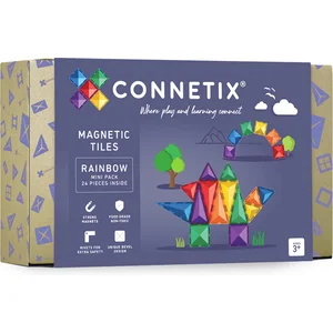 CONNETIX - Magnetisch Tegels - Regenboog Miniverpakking - 24 Stuks pas cher