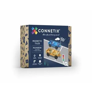 CONNETIX Construction Carreaux Magnetiques Arc-en-Ciel Pack Voiture, 2... pas cher
