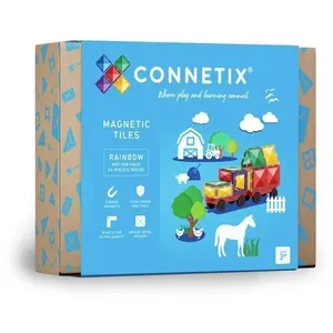 CONNETIX Construction Magnetiques Arc-en-Ciel Pack de Mouvement, 24 Pi... pas cher