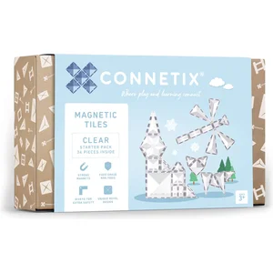 Comparateur de prix : CONNETIX - Magnetisch Tegels - Transparante Startpakket - 34 Stuks