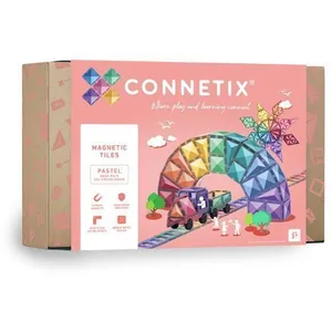 CONNETIX Construction Magnetiques Pastel Méga Pack, 202 Pièces pas cher