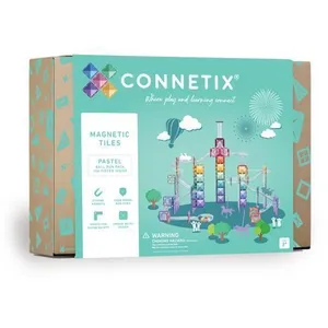 CONNETIX Construction Magnetiques Pastel Course de Balle Paquet, 106 P... pas cher