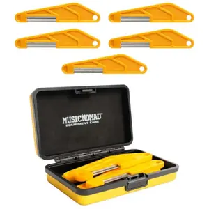 Musicnomad Mn673 Set De 5 Limes Pour Sillet De Tête D'une Basse