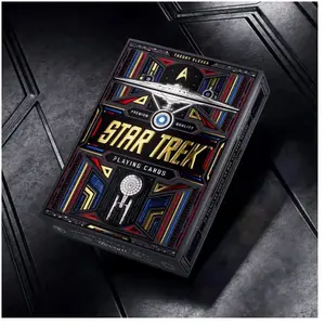 Theory11 Cartes à jouer Star Trek version Dark (Anglais) pas cher