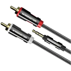 Comparateur de prix : Câble audio Monster Cable Jack 35 mm vers 2 RCA 15 m