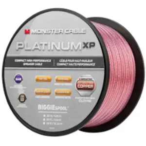 Câble Monster Cable Platinum XP pour haut-parleur 5 m Rose pas cher