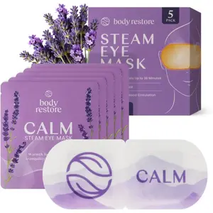 Body Restore Verwarmd Oogmasker (5 stuks) - Calm Stoom Oogmaskers - La... pas cher