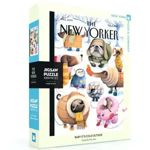 New York Puzzle Company - New Yorker Baby It s Cold Outside - 1000 stu...