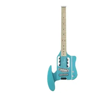 Traveler Guitar Speedster Deluxe Hot Rod Blue elektrische gitaar met g... pas cher