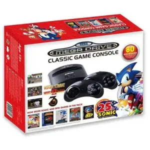 JUST FOR GAMES Console Sega Retro Megadrive Classic Edition Sonic 25th Anniversaire pas cher