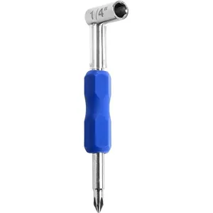 MusicNomad MN232 Clé à tige de réglage de qualité supérieure   5/16", plus tournevis magnétisé pas cher