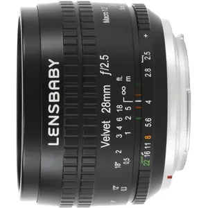 Lensbaby Velvet 28 Nikon Z (Nikon Z, Plein format), Objectif, Noir pas cher
