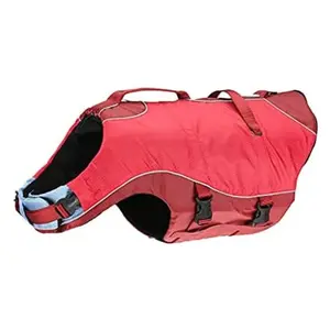 Kurgo Life Jacket Surf N Turf  Comfortabel Hondenzwemvest - Rood - Extra Large pas cher