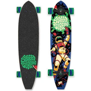 Comparateur de prix : Street Surfing Cut Kicktail 36´ Astronaut Longboard Veelkleurig