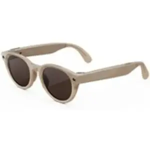 Meta - Lunettes Connectées  Glasses Panthos Sandstone Solaire Marron