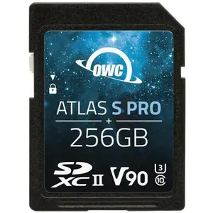 OWC Atlas S Pro V90 (256 Go, SDXC, U3, UHS-II), Carte mémoire, Noir pas cher