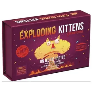 Asmodée Jeu D'ambiance Asmodee Exploding Kittens Party Pack Edition pas cher