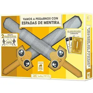 Asmodee Frappe-toi Avec Des épées Factices Comprend 2 épées En Mousse ... pas cher