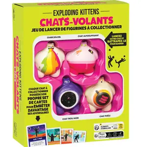 Jeu d’ambiance Asmodee Chats-volants Pack 4 pas cher